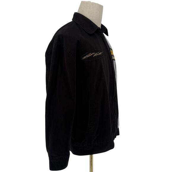 Y2K Vintage DeWalt Racing Matt Kenseth Jacket Zipper Front Lined Team Caliber - Picture 2 of 8